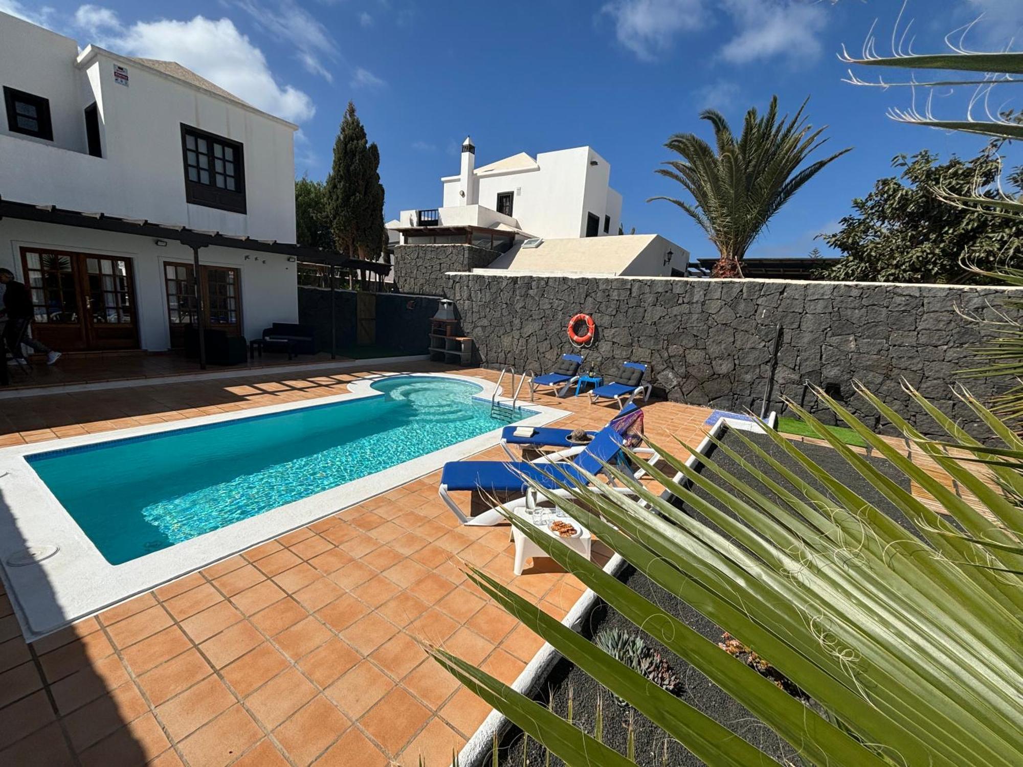 Villa Adel 56, Private Heated Pool, Parking Playa Blanca  Exterior photo