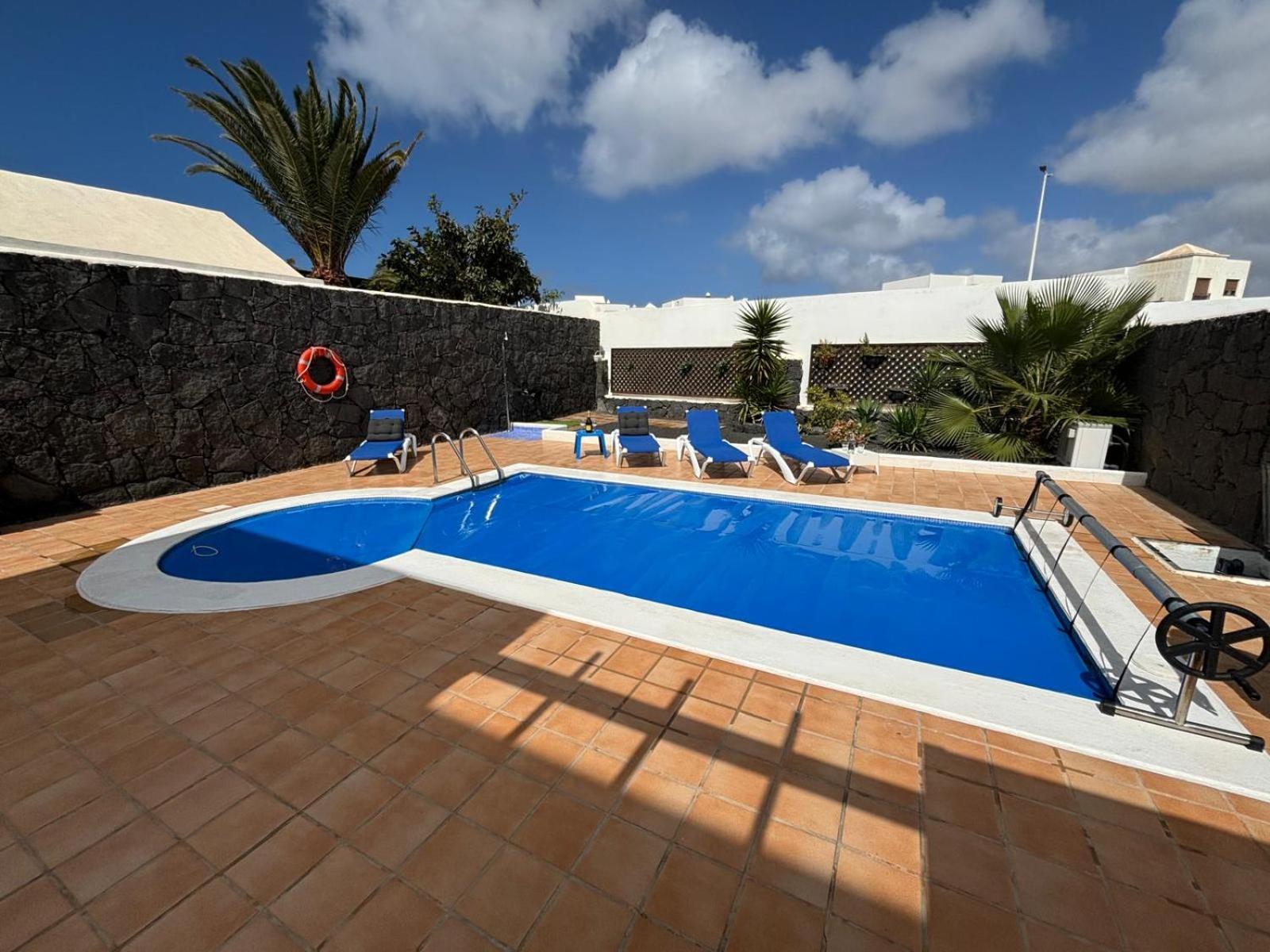 Villa Adel 56, Private Heated Pool, Parking Playa Blanca  Exterior photo