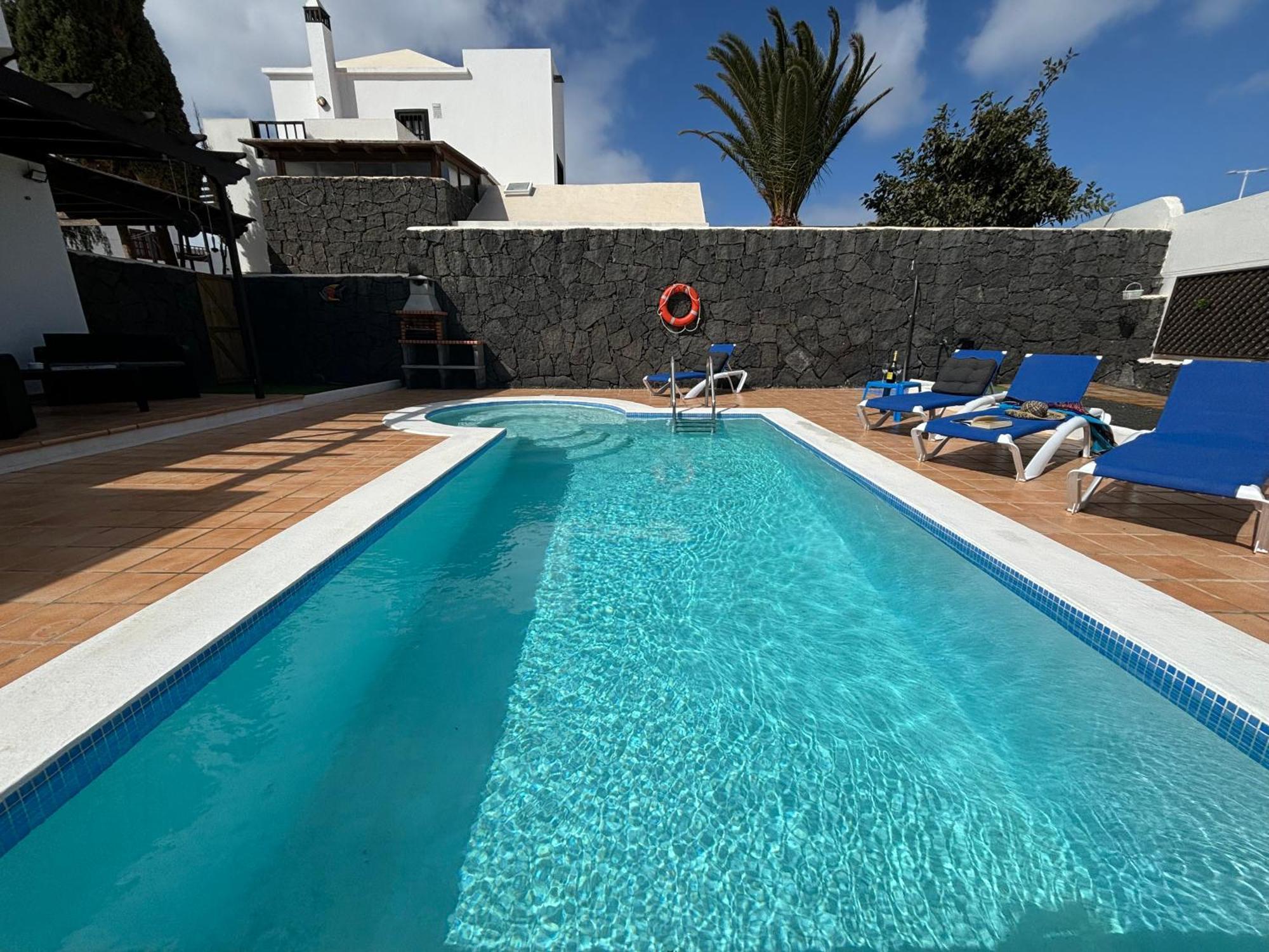 Villa Adel 56, Private Heated Pool, Parking Playa Blanca  Exterior photo